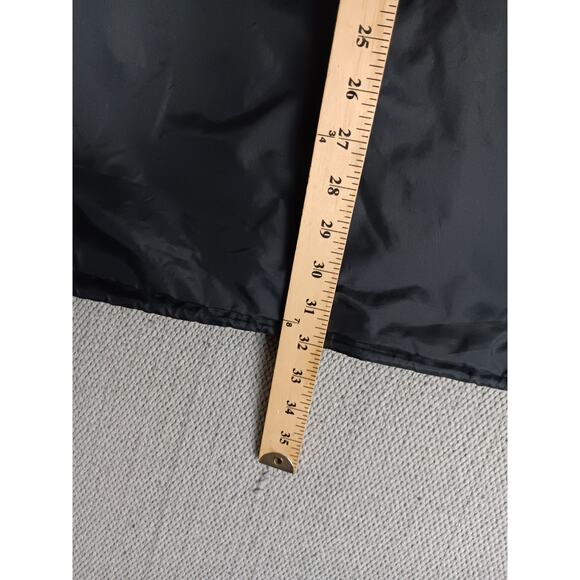 Tommy Hilfiger Vintage Windbreaker Mens XL Black Striped Pro Sport Embroidered - Picture 10 of 11